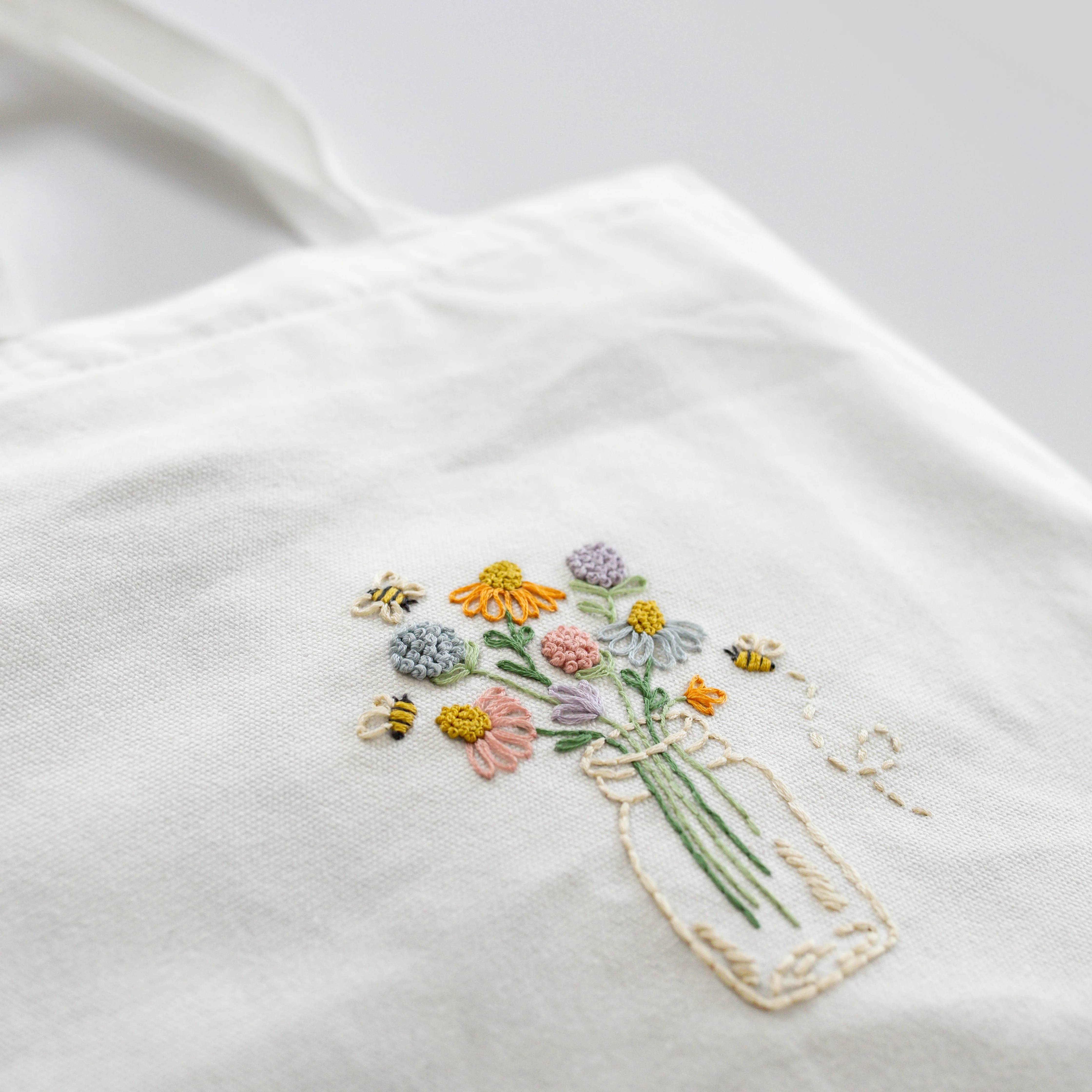 Bee Happy Tote Bag Beginner Kit - Image 14