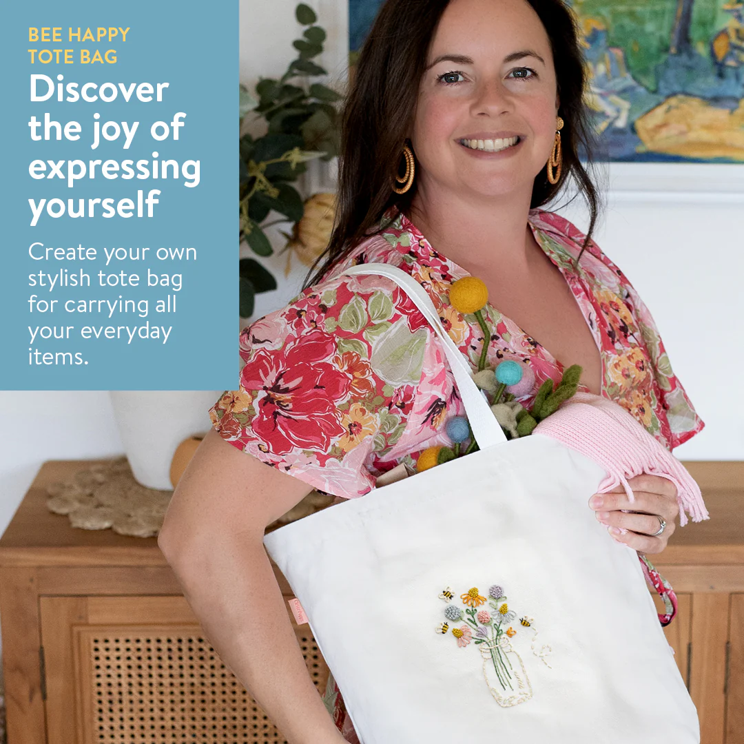 Bee Happy Tote Bag Beginner Kit - Image 9