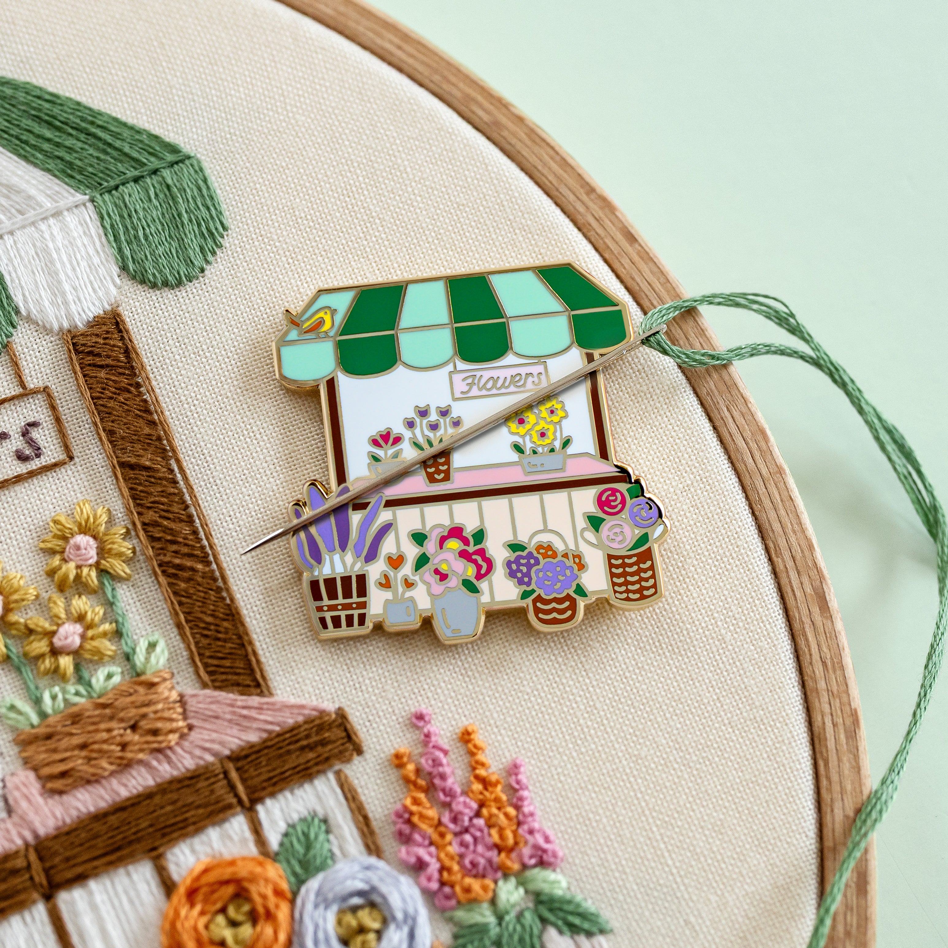 Blooming Stall Needle Minder