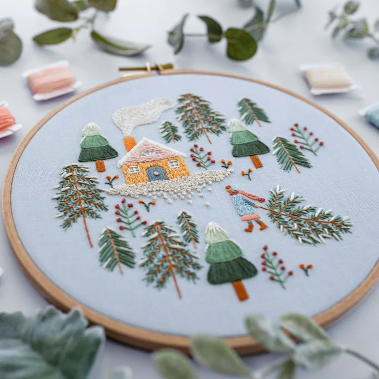 Winter Wonderland Embroidery Kit - Image 4