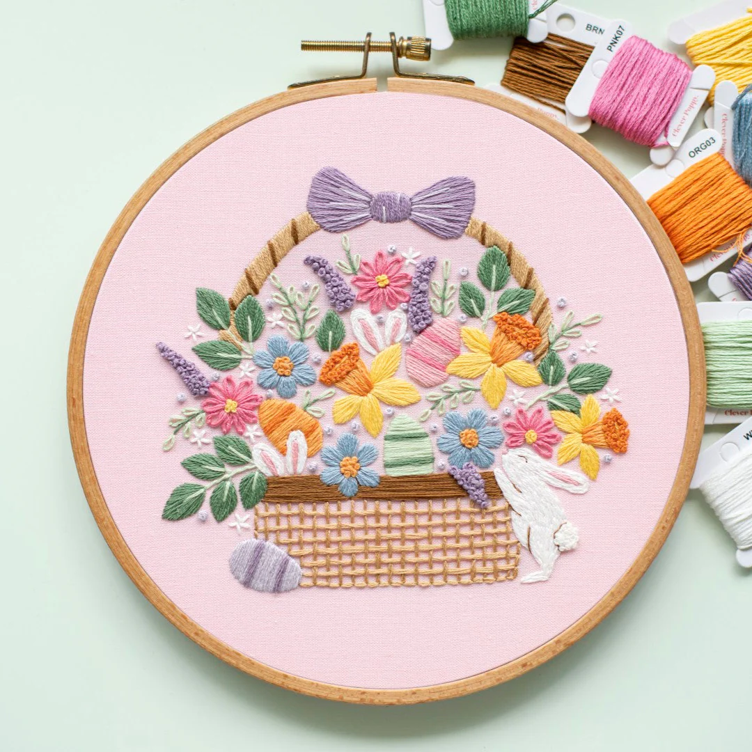 Easter Basket Embroidery Kit - Image 3
