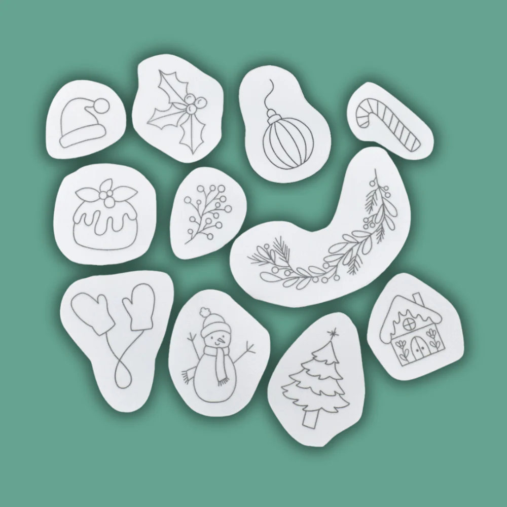 Festive Fun Wash Away Stickers Pack