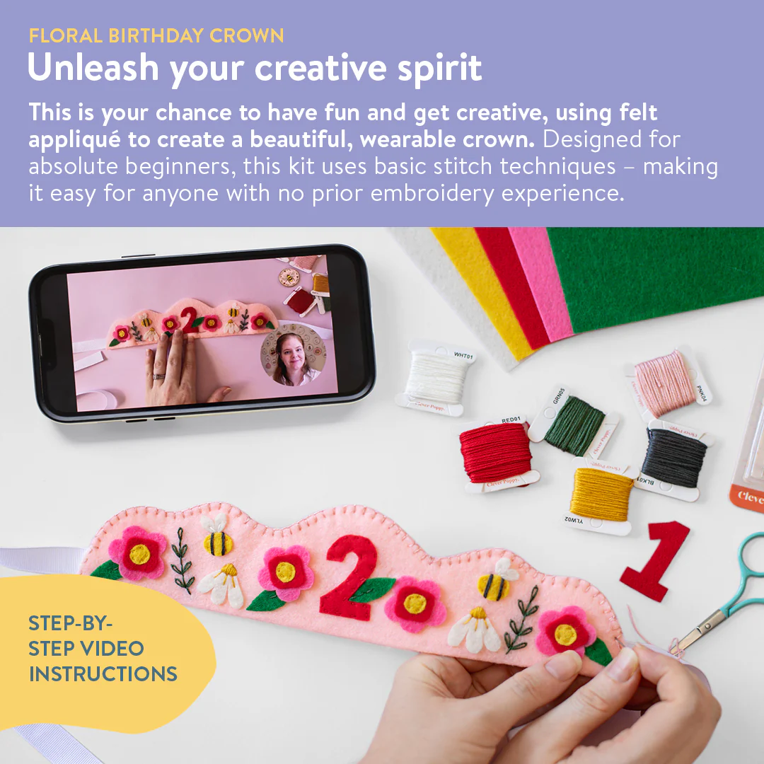 Floral Birthday Crown Beginner Kit - Image 11