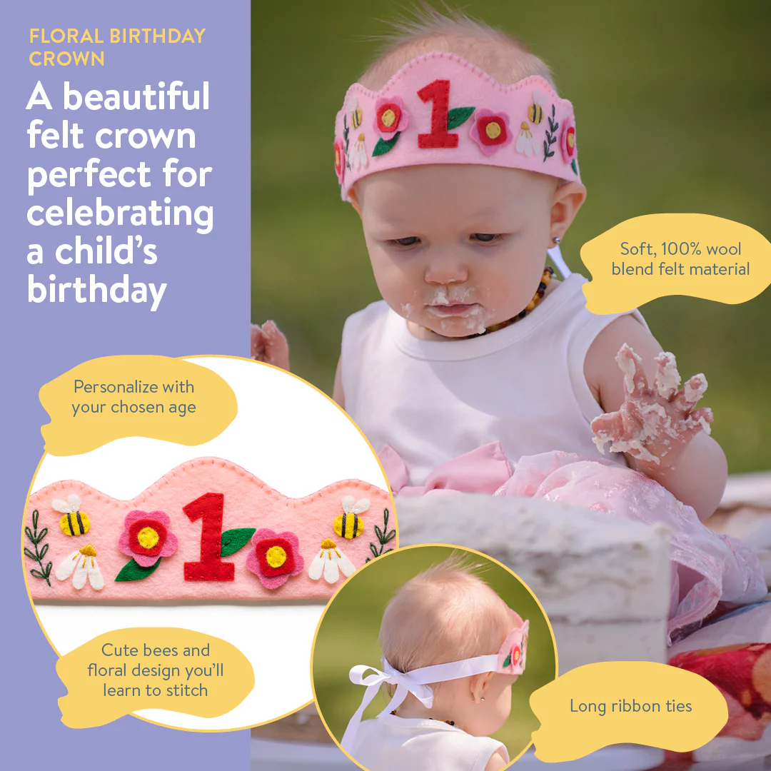 Floral Birthday Crown Beginner Kit - Image 13