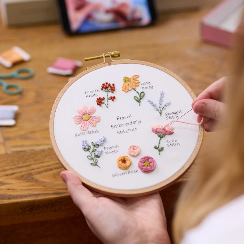 Floral Stitch Sampler Beginner Kit - Image 6