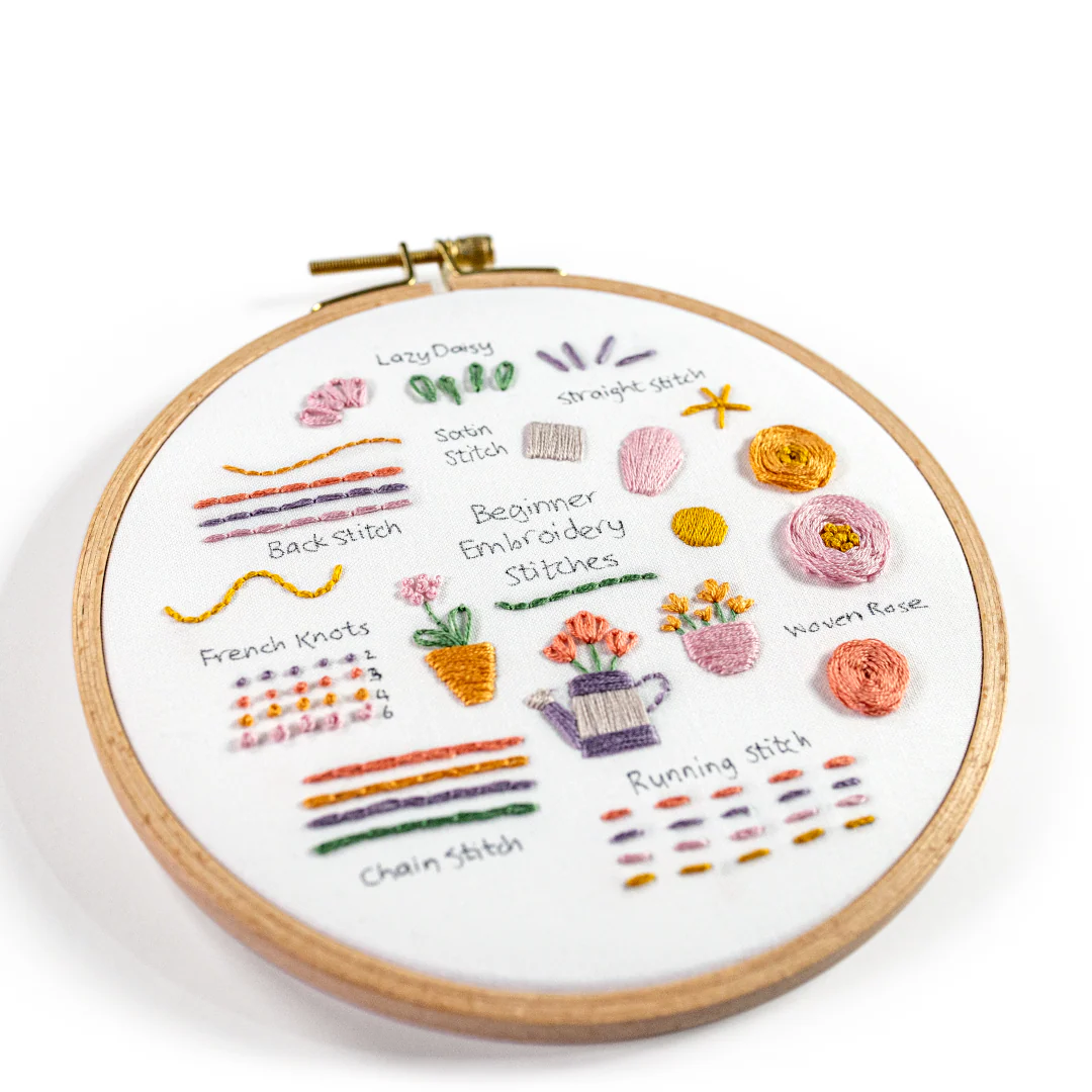 Pot Plant Stitch Sampler Beginner Kit - Image 3