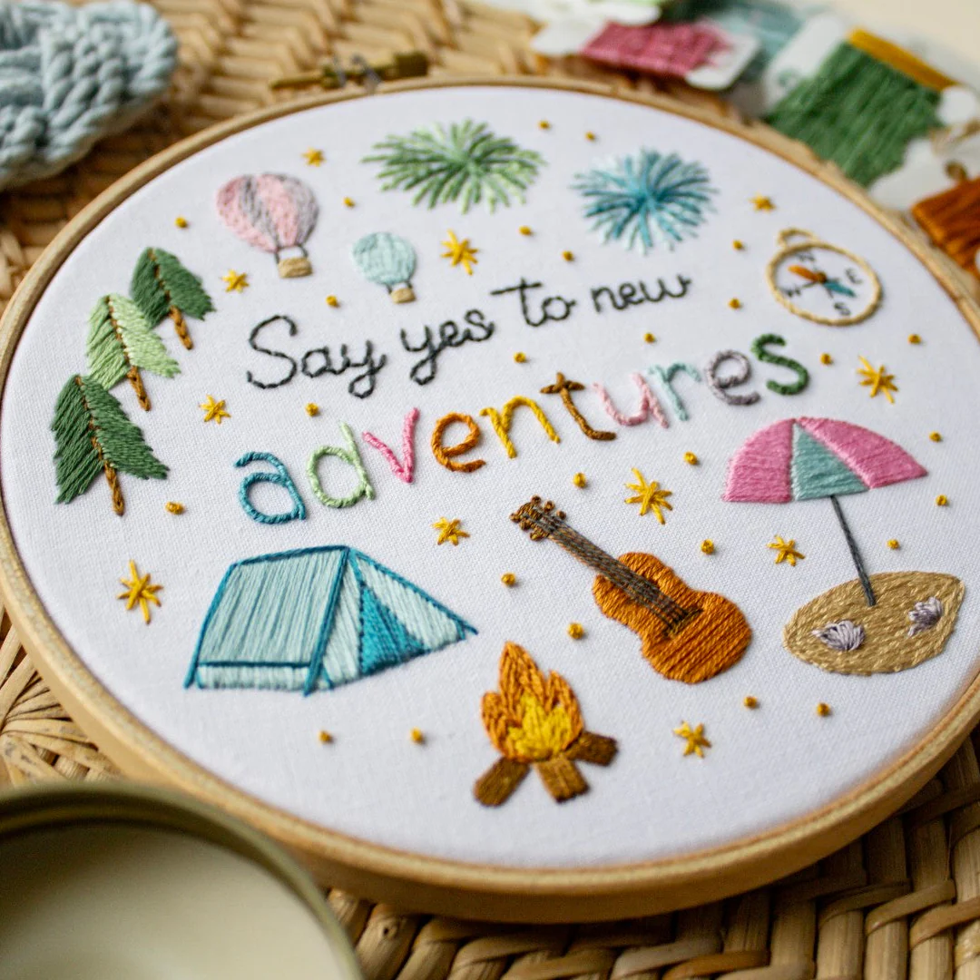Say Yes to New Adventures Embroidery Kit - Image 6