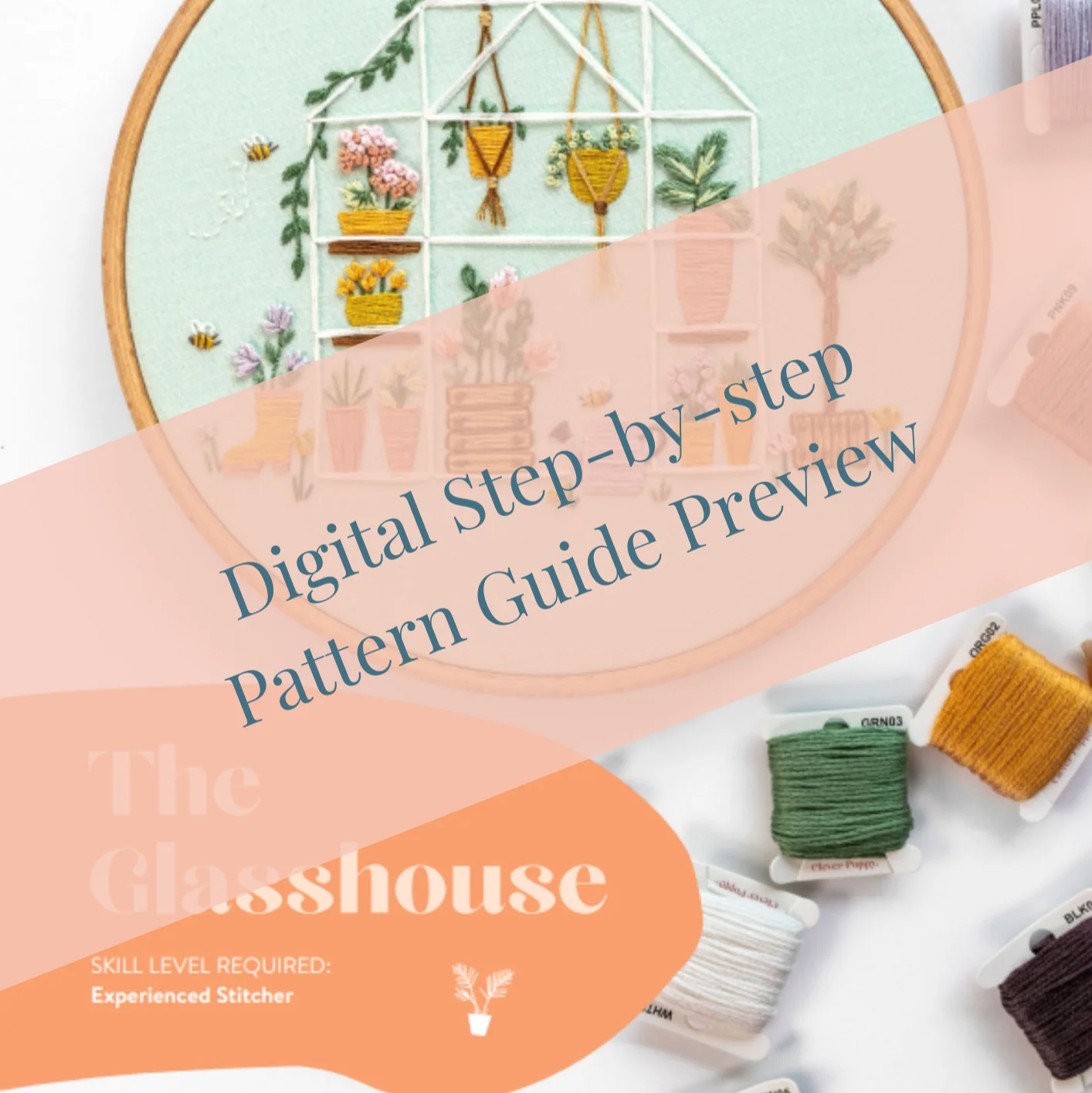 The Glasshouse Embroidery Kit - Image 5