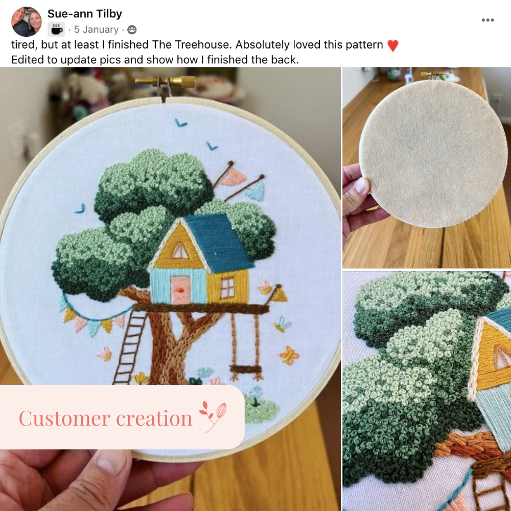 The Treehouse Embroidery Kit - Image 11