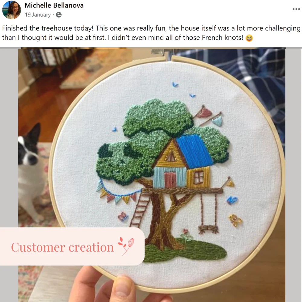The Treehouse Embroidery Kit - Image 12