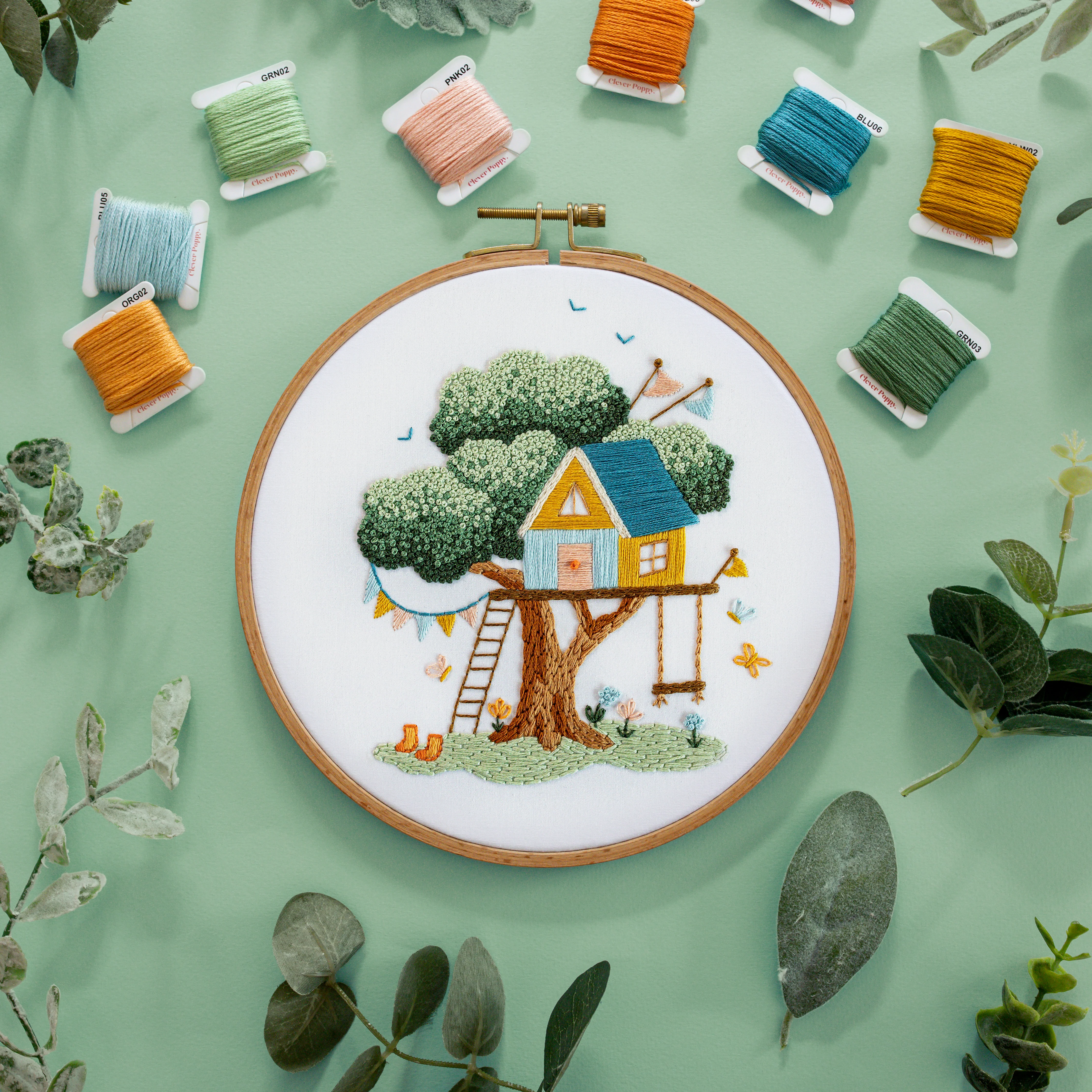 The Treehouse Embroidery Kit - Image 3