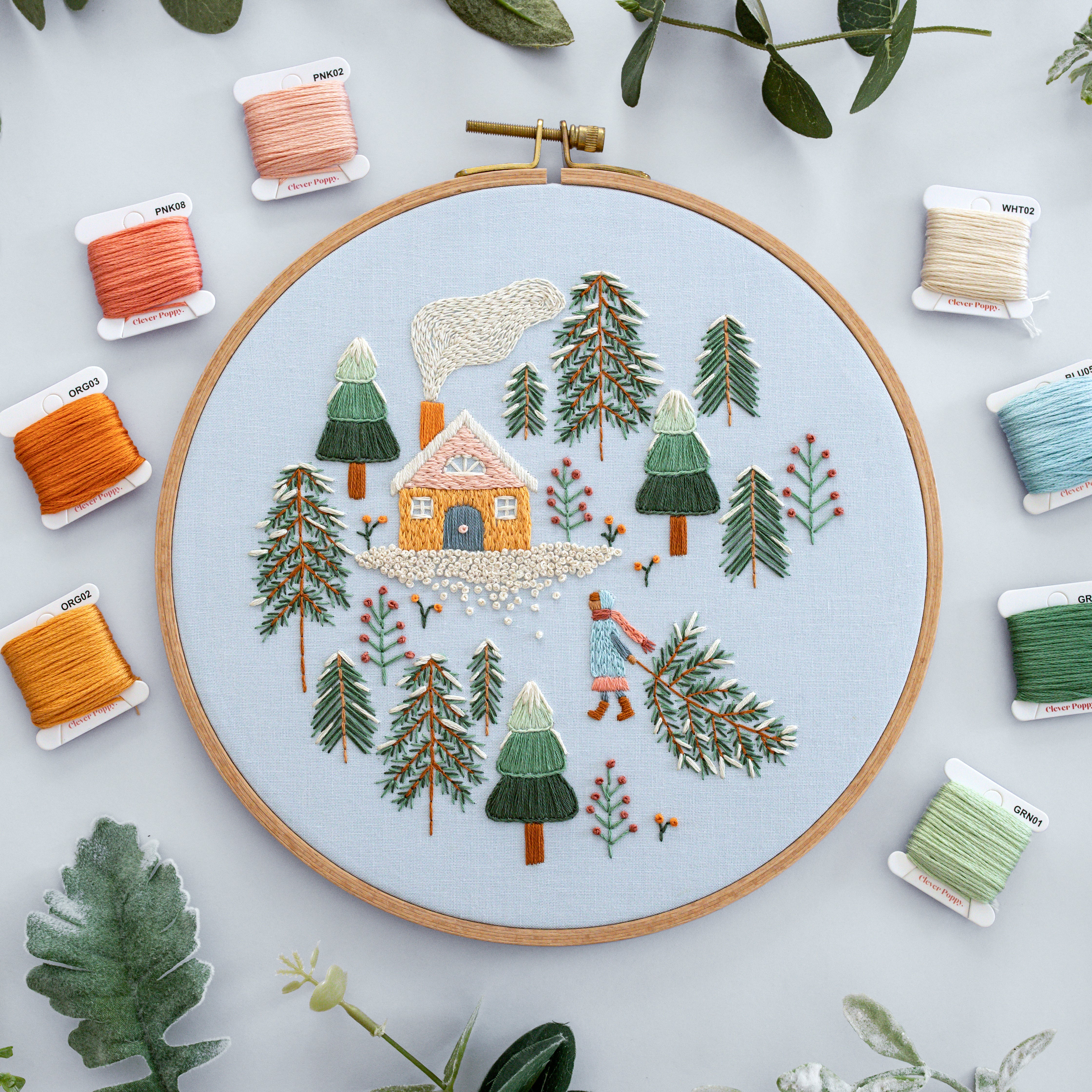 Winter Wonderland Embroidery Kit - Image 3