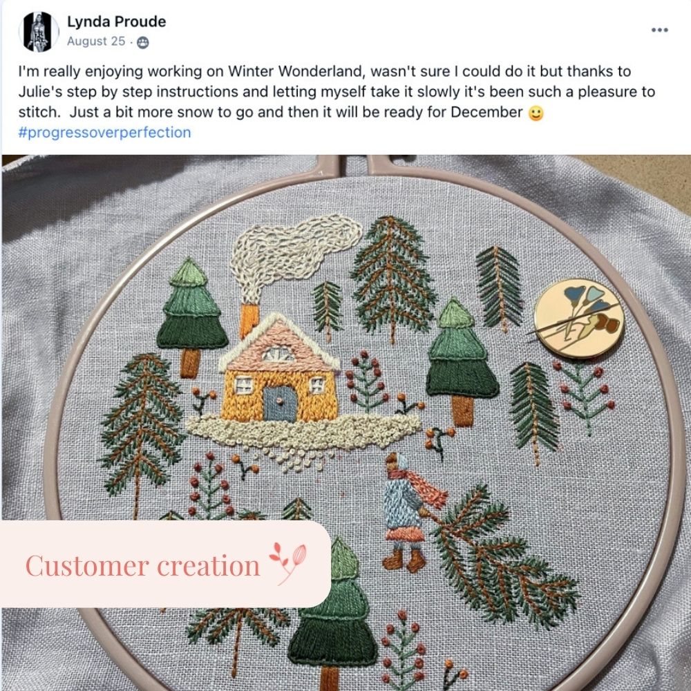 Winter Wonderland Embroidery Kit - Image 7