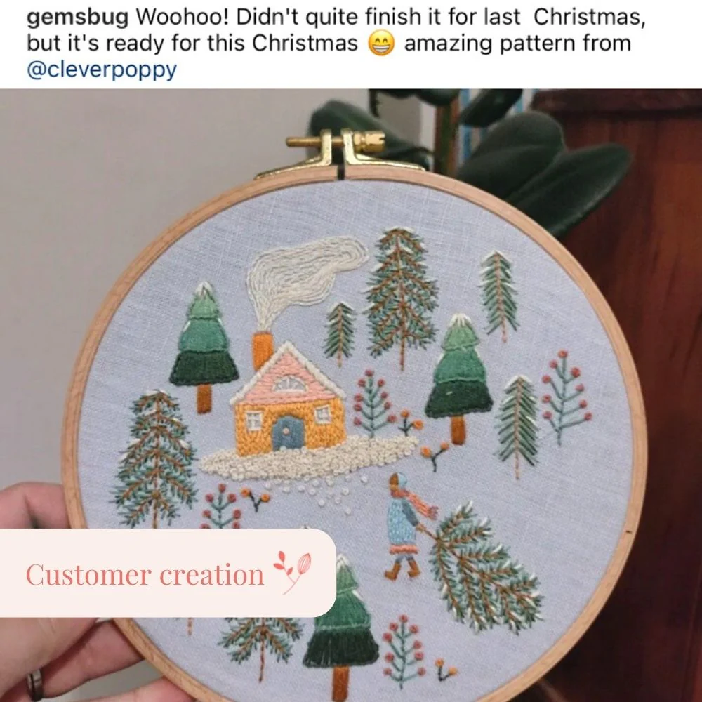 Winter Wonderland Embroidery Kit - Image 9