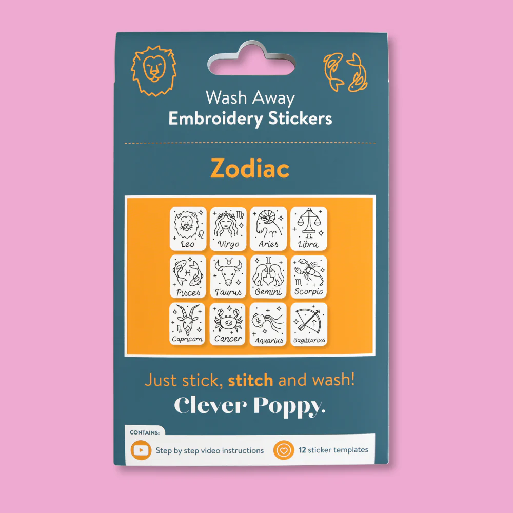 Zodiac Wash Away Stickers Pack - Image 2